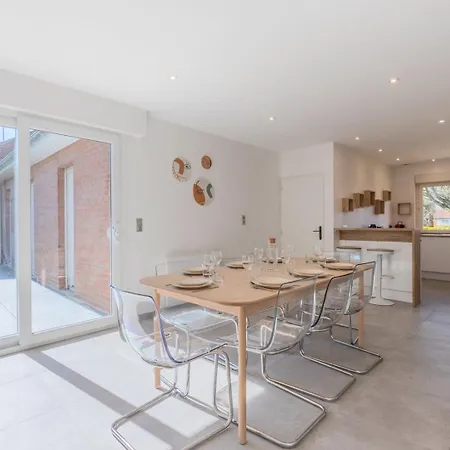 Bright And Renovated House For 8 People Parking * Marcq-en-Baroeul
